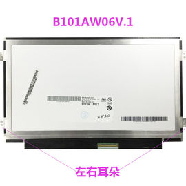 B101AW06 V 1 จอภาพ LCD แบบบาง / 10.1 นิ้ว LED เปลี่ยนแผง 1024x600